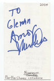 Martha Chaves Signed 3x5 Index Card Autographed Signature Comedian Comic Actor