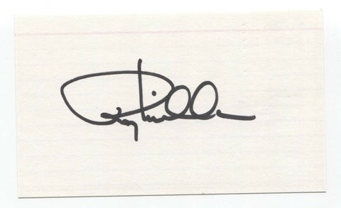 Ray Miller Signed 3x5 Index Card Baseball Autographed Signature