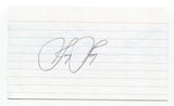 Joey Jay Signed 3x5 Index Card Baseball Autographed Signature Cincinnati Reds