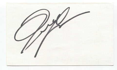 Wave - Paul Gigliotti Signed 3x5 Index Card Autographed Signature