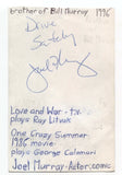 Joel Murray Signed 3x5 Index Card Autographed Actor Signature Mad Men