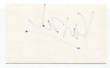 Kaizad Gustad Signed 3x5 Index Card Autograph Signature Director Bombay Boys