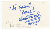Monika Deol Signed 3x5 Index Card Autographed Signature Canadian Music TV Host