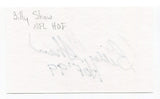 Billy Shaw Signed 3x5 Index Card Autographed NFL Football Buffalo Bills