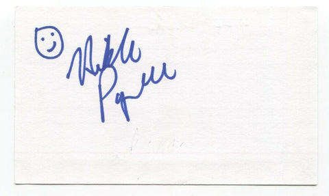 Nikki Payne Signed 3x5 Index Card Autographed Signature Actress Comedian