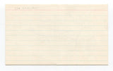 Jim Davenport Signed 3x5 Index Card Autographed Baseball San Francisco Giants