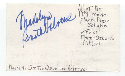 Mike Starr Signed 3x5 Index Card Autographed Signature Actor Dumb and Dumber