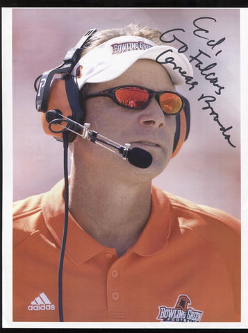 Gregg Brandon Signed 8.5 x 11 Photo College NCAA Football Coach Autographed