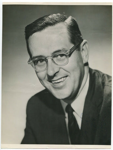 John Chancellor VINTAGE Signed Photo Autographed Signature Journalist NBC News