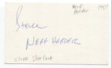 Nerf Herder - Steve Sherlock Signed 3x5 Index Card Autographed Signature