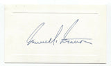 Samuel S. Stratton Signed Card Autographed Signature Politician