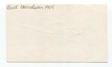 Bud Harrelson Signed 3x5 Index Card Autographed Baseball 1969 New York Mets