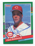 1991 Donruss Chris Hammond Signed Card Baseball RC Autographed AUTO #759