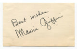 Marvin Griffin Signed 3x5 Index Card Autographed Signature Georgia Governor