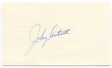 Johnny Antonelli Signed 3x5 Index Card Autographed Boston Braves 6x All-Star