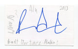 Brandt Martinez Signed 3x5 Index Card Autographed Actor Marvelous Mrs. Maisel