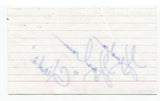 Kendra Kassebaum Signed 3x5 Index Card Autograph Signature Actress Wicked