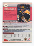 2000 Topps John Grahame Signed Card Hockey NHL Autograph AUTO #100