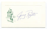 Jerry Royster Signed Card Autograph MLB Baseball Roger Harris Collection
