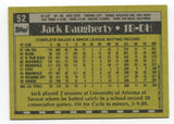 1990 Topps Jack Daugherty Signed Card MLB Baseball Autographed #52