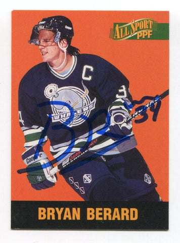 1996 The Score Board Bryan Berard Signed Card Hockey NHL Autograph AUTO #97