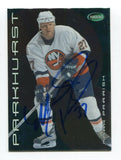 2001 Parkhurst Mark Parish Signed Card Hockey NHL AUTO #187 New York Islanders