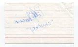 Peter Chursin Jr Signed 3x5 Index Card Autographed Actor Wicked Fosse