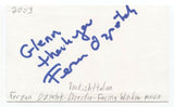 Ferzan Ozpetek Signed 3x5 Index Card Autographed Signature Director