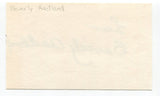 Beverly Aadland Signed 3x5 Index Card Autographed Actress South Pacific