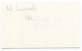 Hal Giancanelli Signed 3x5 Index Card Autographed NFL Football Eagles