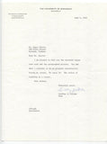 Lindley J. Stiles Signed Letter Autographed Signature Author Dean Educator