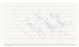 Jacintha Wesselingh Signed 3x5 Index Card Autographed Signature Actress