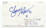 Stacie Mistysyn Signed 3x5 Index Card Autograph Signature Actress Degrassi