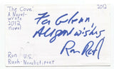 Ron Rash Signed 3x5 Index Card Autographed Signature Author Writer