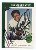 2005 Topps Matt Snell Signed Card Football Autograph NFL AUTO #69 Jets