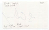 Joel Cadbury Signed 3x5 Index Card Autographed Signature Lead Singer of South