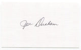 Joe Durham Signed 3x5 Index Card Autographed Baseball Baltimore Orioles