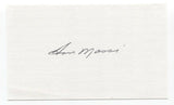 Don Mossi Signed 3x5 Index Card Baseball Autographed Signature