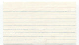 William Wright Signed 3x5 Index Card Autographed Signature Author Writer