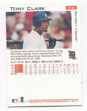 1997 Fleer Tony Clark Signed Card Baseball MLB Autographed AUTO #96