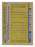 1987 Topps Dan Schatzeder Signed Card Baseball AUTO #789 Philadelphia Phillies