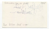Dan Wilson Signed 3x5 Index Card Autographed Signature Semisonic Lead Singer