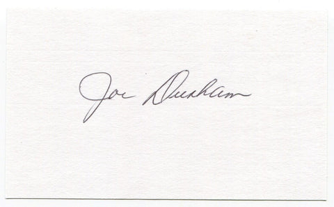 Joe Durham Signed 3x5 Index Card Autographed Baseball Baltimore Orioles