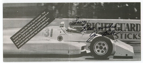 John Beekhuis Signed Brochure Booklet NASCAR Racing Race Car Driver