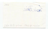 Eddie Brill Signed 3x5 Index Card Autographed Comedian David Letterman Show
