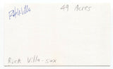 49 Acres - Rick Villa Signed 3x5 Index Card Autographed Signature Band