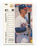 1990 Upper Deck Ron Kittle Signed Card Baseball Autographed AUTO #790