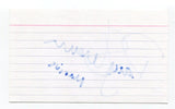 Perry Sherman Signed 3x5 Index Card Autographed Actor Les Miserables