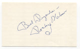 Rocky Nelson Signed 3x5 Index Card Baseball Autographed St. Louis Cardinals