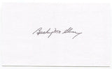 Bucky McElroy Signed 3x5 Index Card Autographed Football Southern Miss Chicago